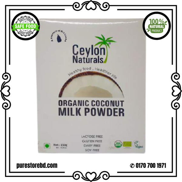 CEYLON MILK ORGANIC COCONUT MILK POWDER 150GM