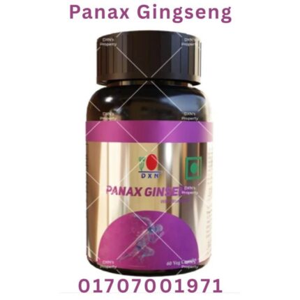 Panax Ginseng herbal supplement bottle for natural energy, stamina and overall vitality