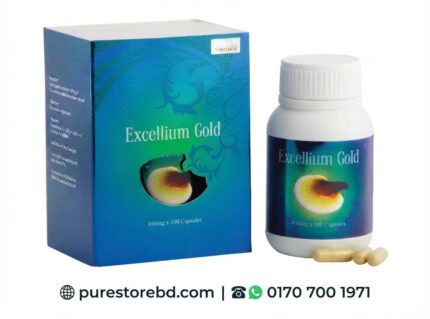 Excellium Gold capsules – 450mg x 100 – premium health supplement for immune support, energy & vitality – purestorebd.com