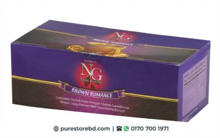 Noble Garden Brown Romance – mixed cocoa powder with Ganoderma extract – 20 sachets – healthy chocolate immunity boosting drink – purestorebdbd.com
