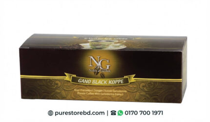 Noble Garden Gano Black Coffee – premix coffee with Ganoderma extract – rich black coffee with immune-boosting benefits – purestorebdbd.com