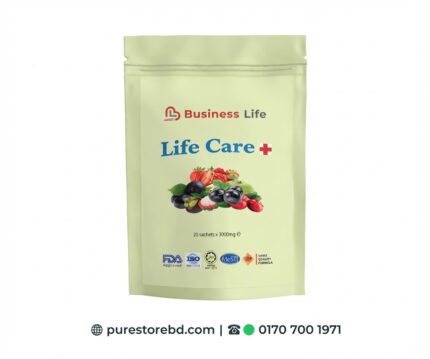 Business Life Life Care+ dietary supplement – 21 sachets x 3000mg – mixed berry flavor – immunity booster and health supplement – purestorebd.com